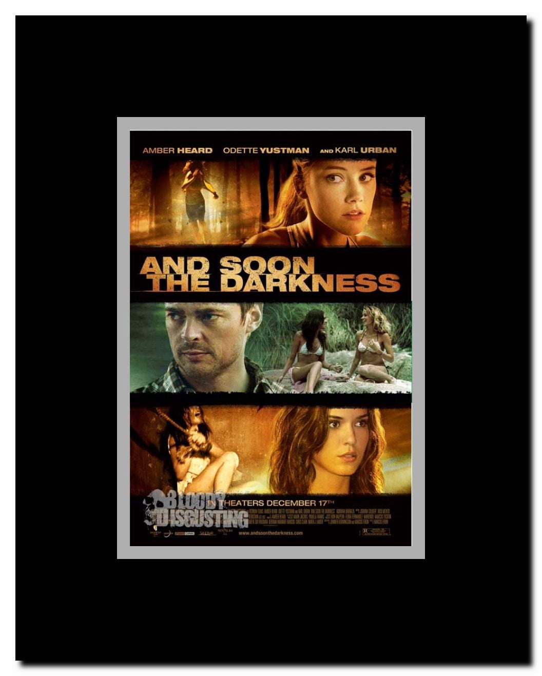 And Soon the Darkness Framed Movie Poster