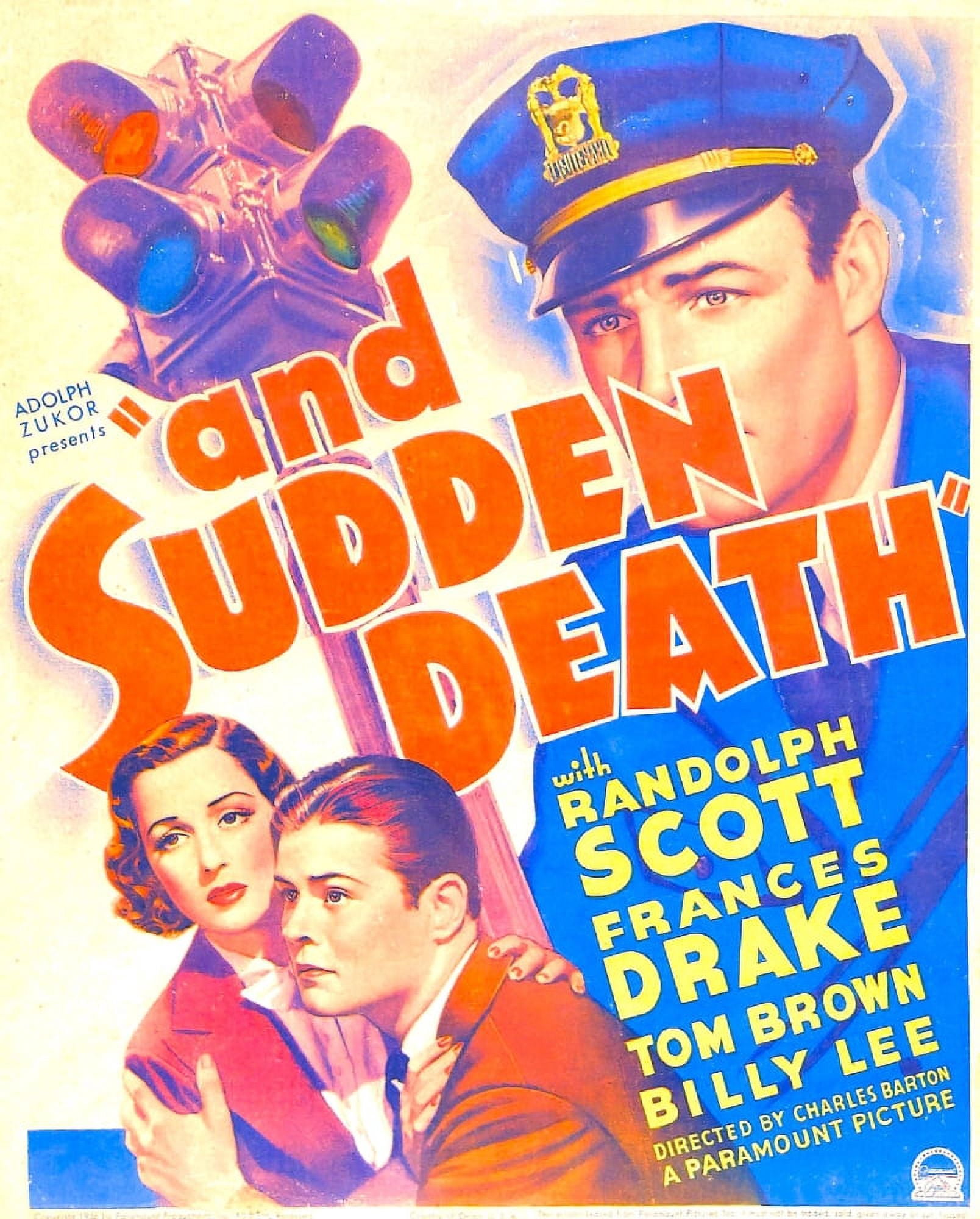 And Sudden Death U Canvas Art - (11 x 17)