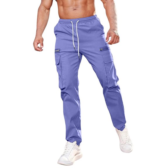 And Tall Work Pants, Cotton Baggy Cargo Pants Pantalones Para Mens Cargo Pants Heavy Black Work Pants Pantalones 3Xl Purple