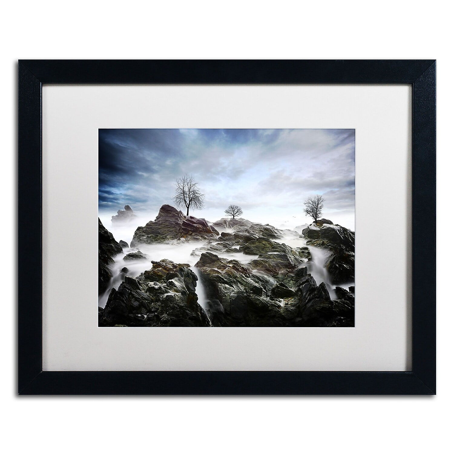 "And Then.." Canvas Art by Philippe Sainte-Laudy, White Matte, Black Frame