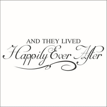 And They Lived Happily Ever After #2 Vinyl Decal - Large