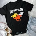 thumbnail image 1 of And They're Off Horse Racing T-Shirt Unisex T-shirt, 1 of 2