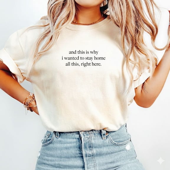 And This Is Why I Wanted To Stay Home All This Right Here T Shirt, Funny Introvert Sarcasm Tee, Unisex, Full Size