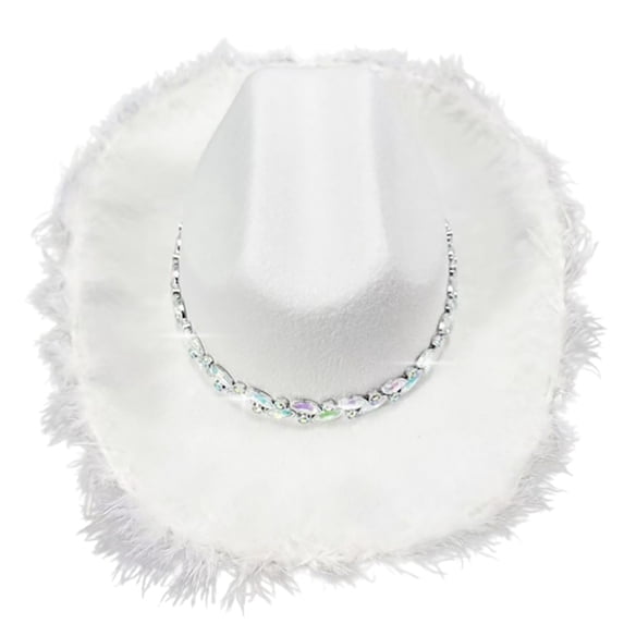 And Trimmed Denim Cowboy Hat Girls Western Party Dress Up Play Clothes