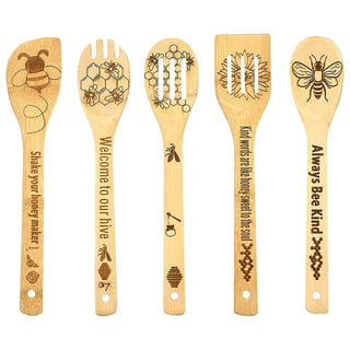 Nightmare Before Christmas Wooden Spoons for Cooking,Funny Burned Spoons cooking  Utensils Set,Pumpkin King Kitchen Accessories for Halloween  Decorations,Housewarming Gifts for Friends(Set of 5) 