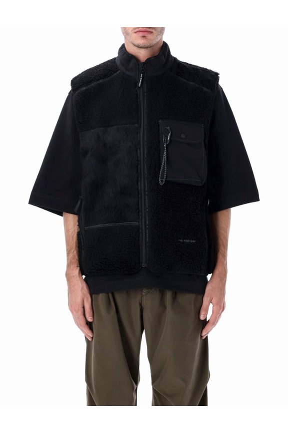Mix Boa Patchwork Vest (Men's)