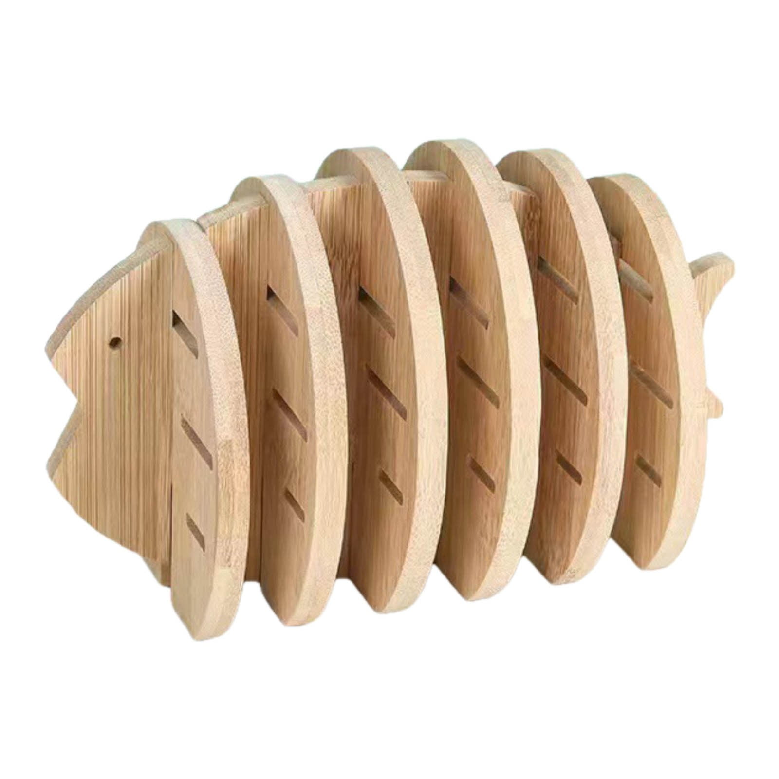 And Wood Three Animal Placemat Storage Table Decoration Pot Mat