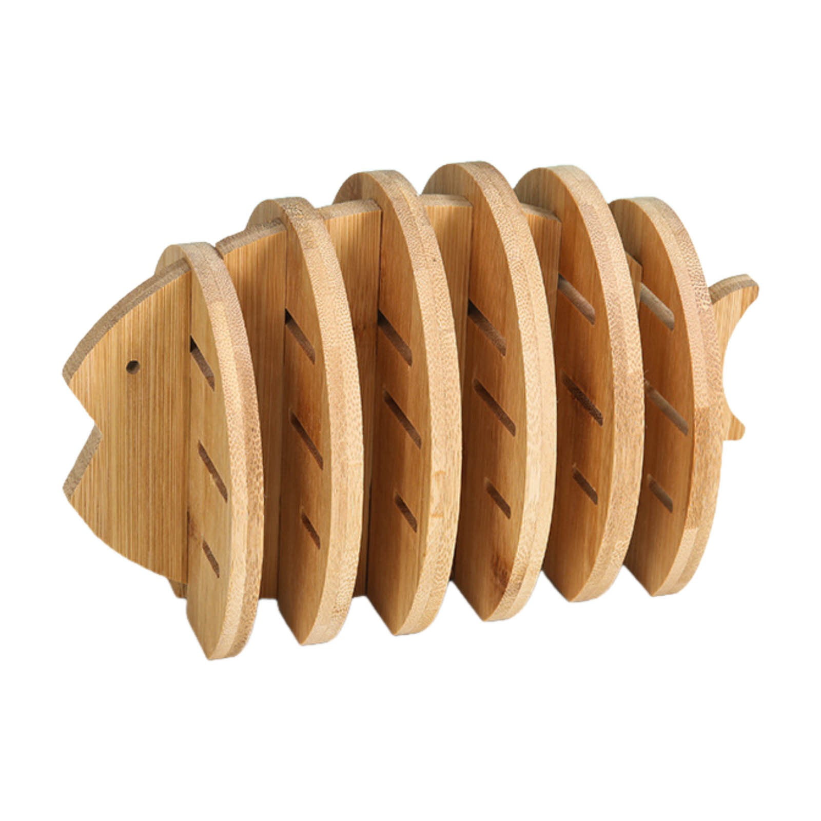 And Wood Three Animal Placemat Storage Table Decoration Pot Mat