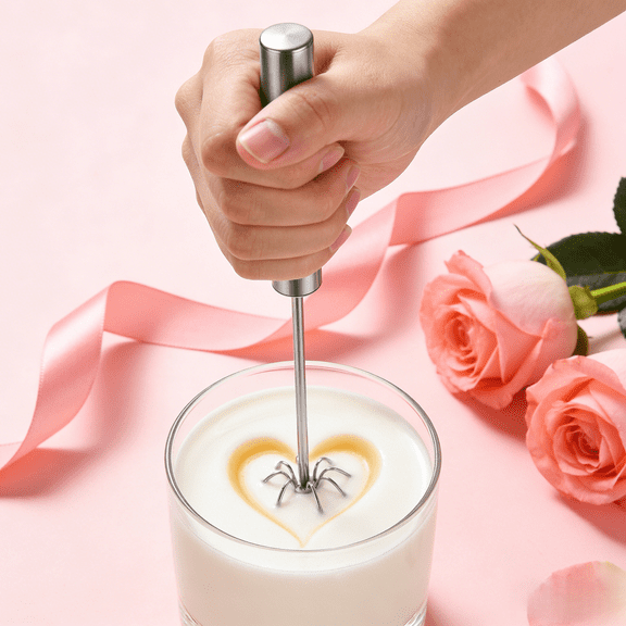 And held Automatic Whisk, One Press Multi-Function Mixer for Eggs, Cream, Powder Drinks, Quick & Easy Kitchen Tool Valentine Gift