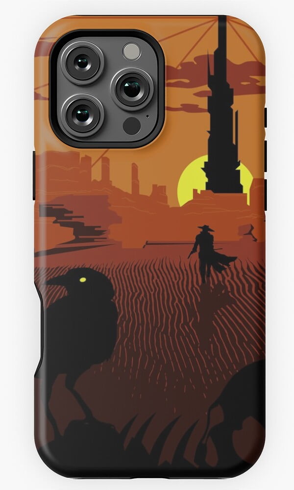 And the Gunslinger Followed Art Phone Case for iPhone 16 15 14 13 12 11 And the Gunslinger Followed Art Phone Case for iPhone 16 15 14 13 12 11