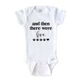 thumbnail image 1 of And then there were five - pet cat dog lover baby bodysuit - surprise birth pregnancy announcement - White 3-6 Months, 1 of 1