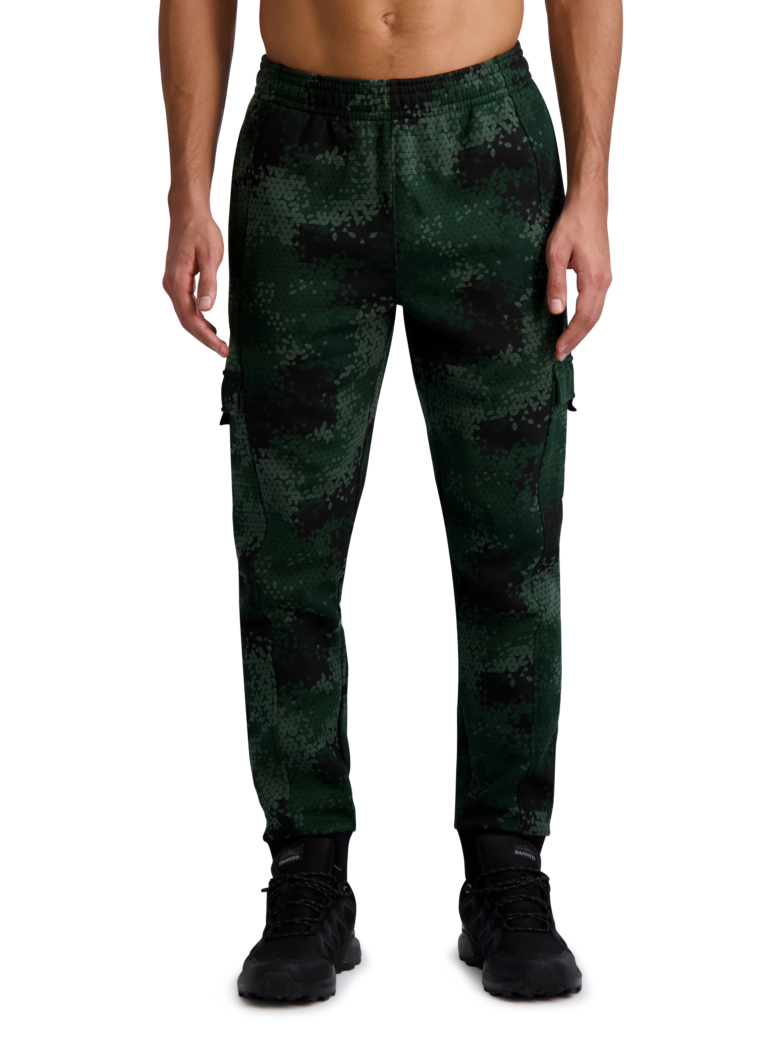 And1 Men's Fleece Cargo Pants - image 1 of 5