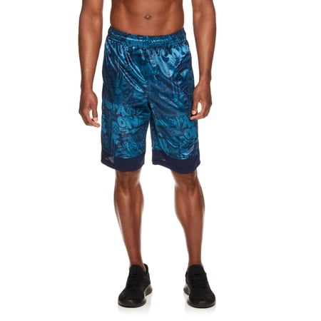 And1 Men's and Big Men's All Court Basketball Graffiti Shorts