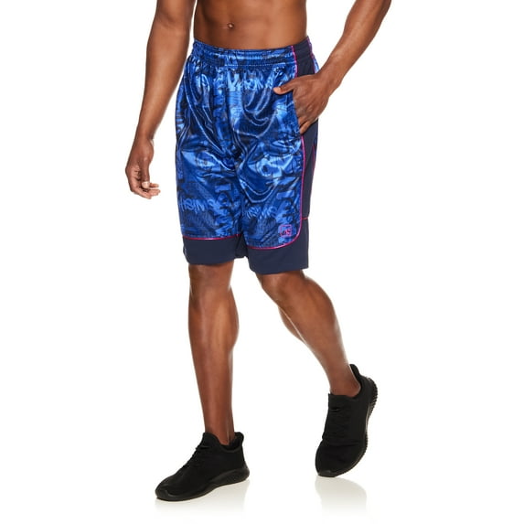 And1 Men's and Big Men's All Court Basketball Graffiti Shorts