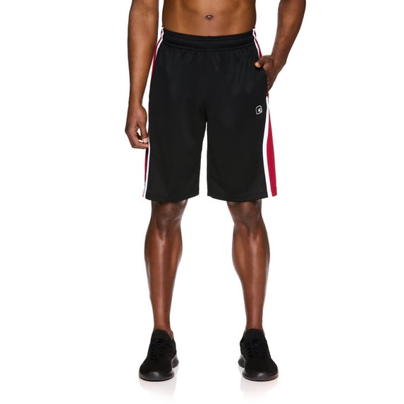 And1 Men's and Big Men's Flash Cut Basketball Shorts, 11" Inseam, up to Size 3XL