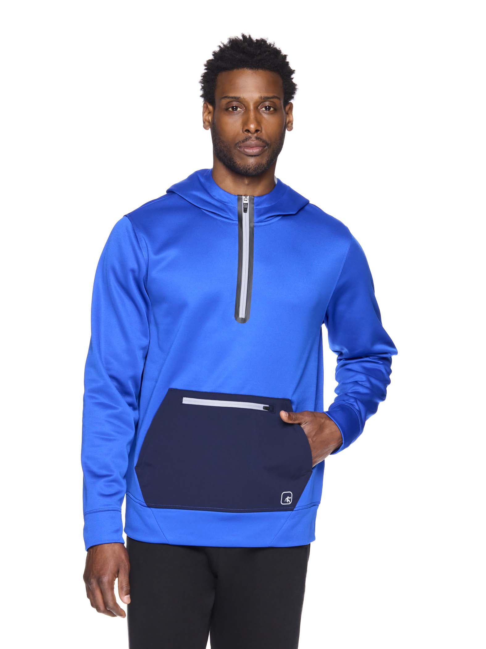 Reebok Mens and Big Mens Half Zip Woven Anorak Hoodie, up to Reebok Mens and Big Mens Half Zip Woven Anorak Hoodie, up to