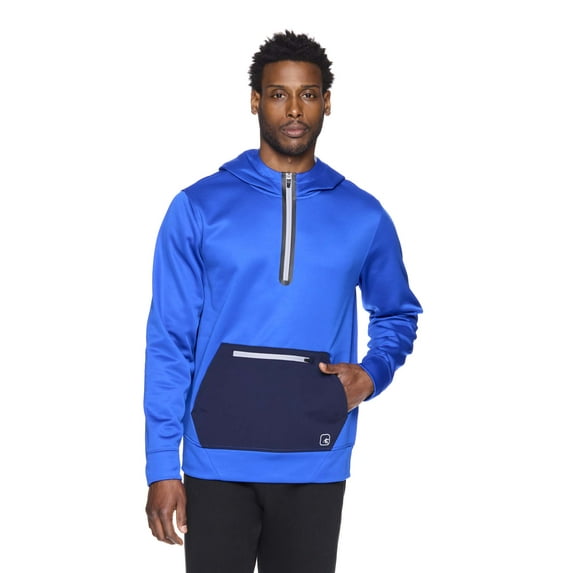 And1 Mens and Big Mens Breakaway Half Zip Hoodie, up to Size 5XL