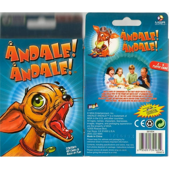 Andale! Andale! Playing Card Set with Instructions 2-4 Players Ages 6 and Up