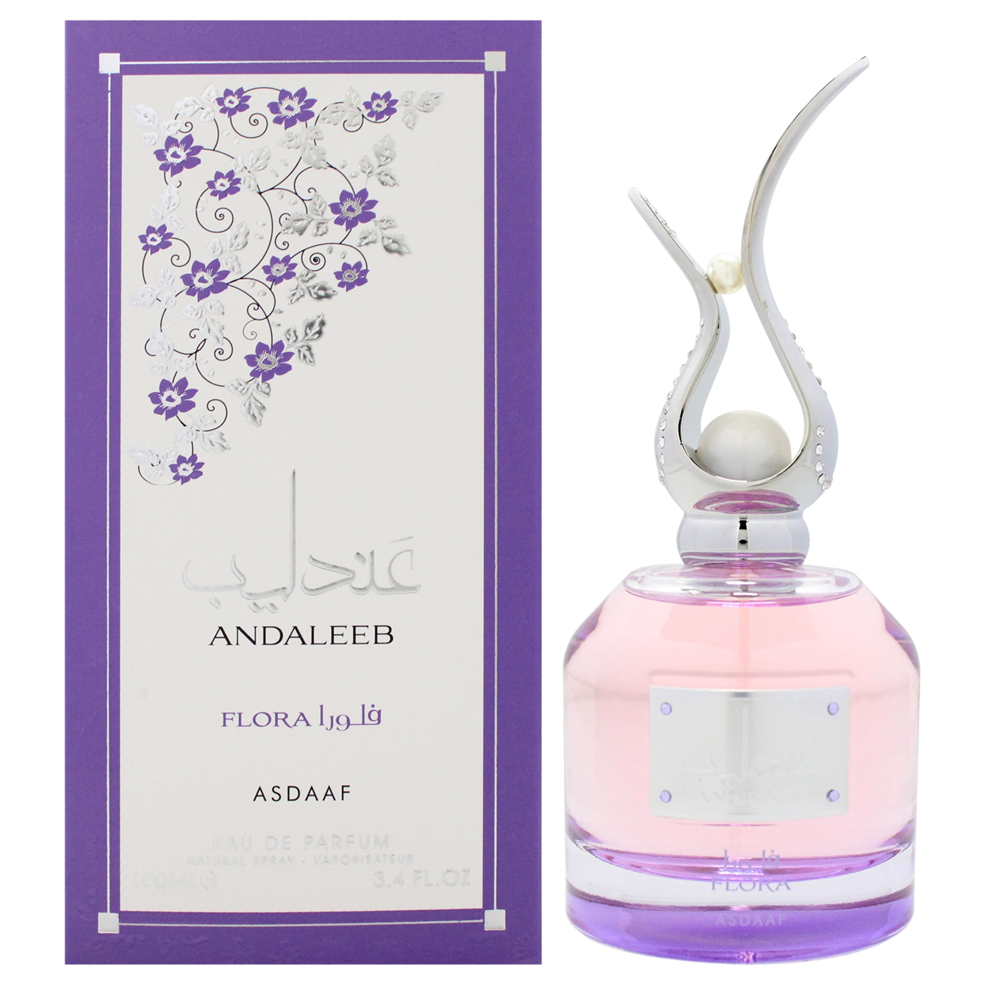 LATTAFA Asdaaf Andaleeb Flora, Oriental Floral Perfume, Jasmine
