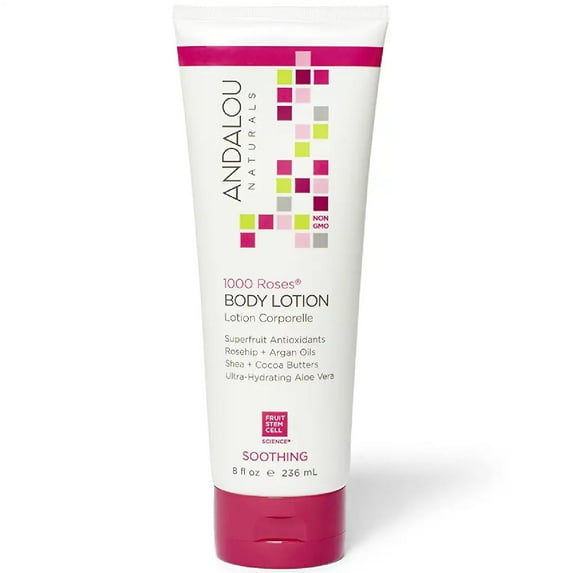 Andalou Naturals 1000 Roses Body Lotion, 8 oz