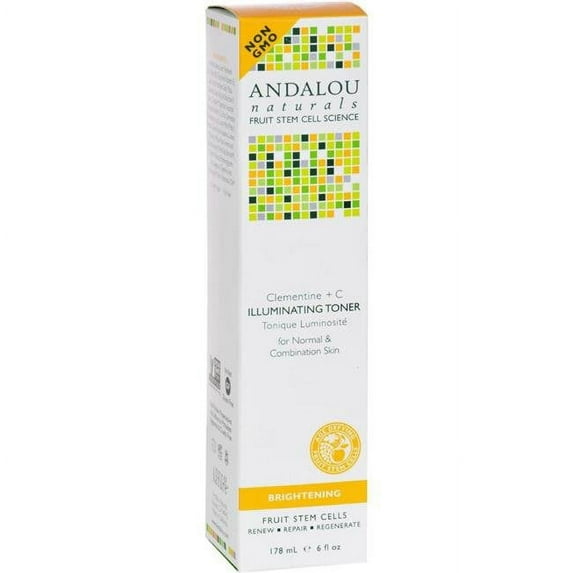 Andalou Naturals 6 fl oz Brightening Clementine Plus C Illuminating Toner