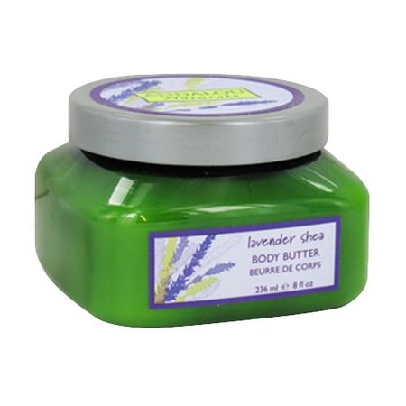 Andalou Naturals Body Butter, Lavender Shea - 8 Oz, 3 Pack