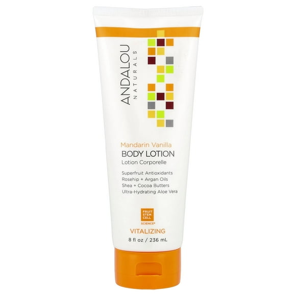 Andalou Naturals Body Lotion - Mandarin Vanilla Vitalizing - 8 fl oz