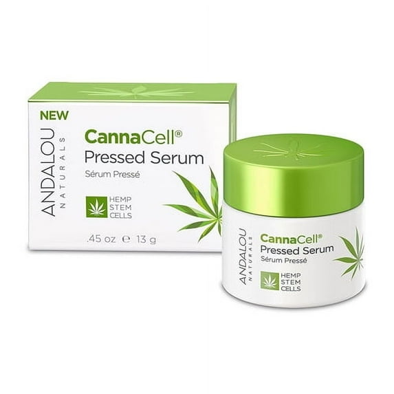 Andalou Naturals CannaCell Pressed Facial Serum, 0.45 Oz, 2 Pack