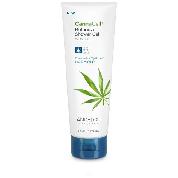 Andalou Naturals Cannacell Shower Gel Harmony 8 Ounce