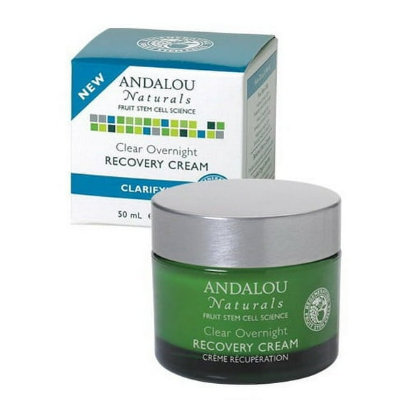 Andalou Naturals Clear Overnight Recovery Cream - 1.7 Oz, 2 Pack