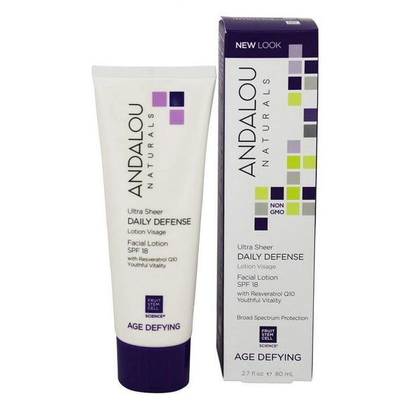 Andalou Naturals Daily Defense with SPF 18 Age-Defying Facial Lotion - 2.7 fl oz