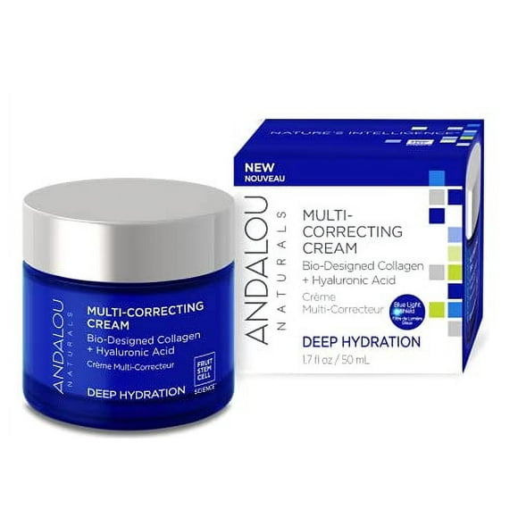 Andalou Naturals Deep Hydration Multi Correcting Cream, 1.7 oz