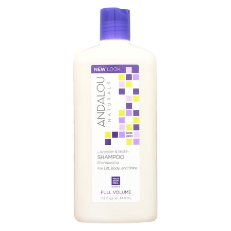 Andalou Naturals Full Volume Shampoo, Lavender and Biotin, 11.5 Fl Oz