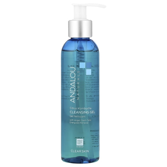 Andalou Naturals Kombucha Cleansing Gel, Citrus 6 oz
