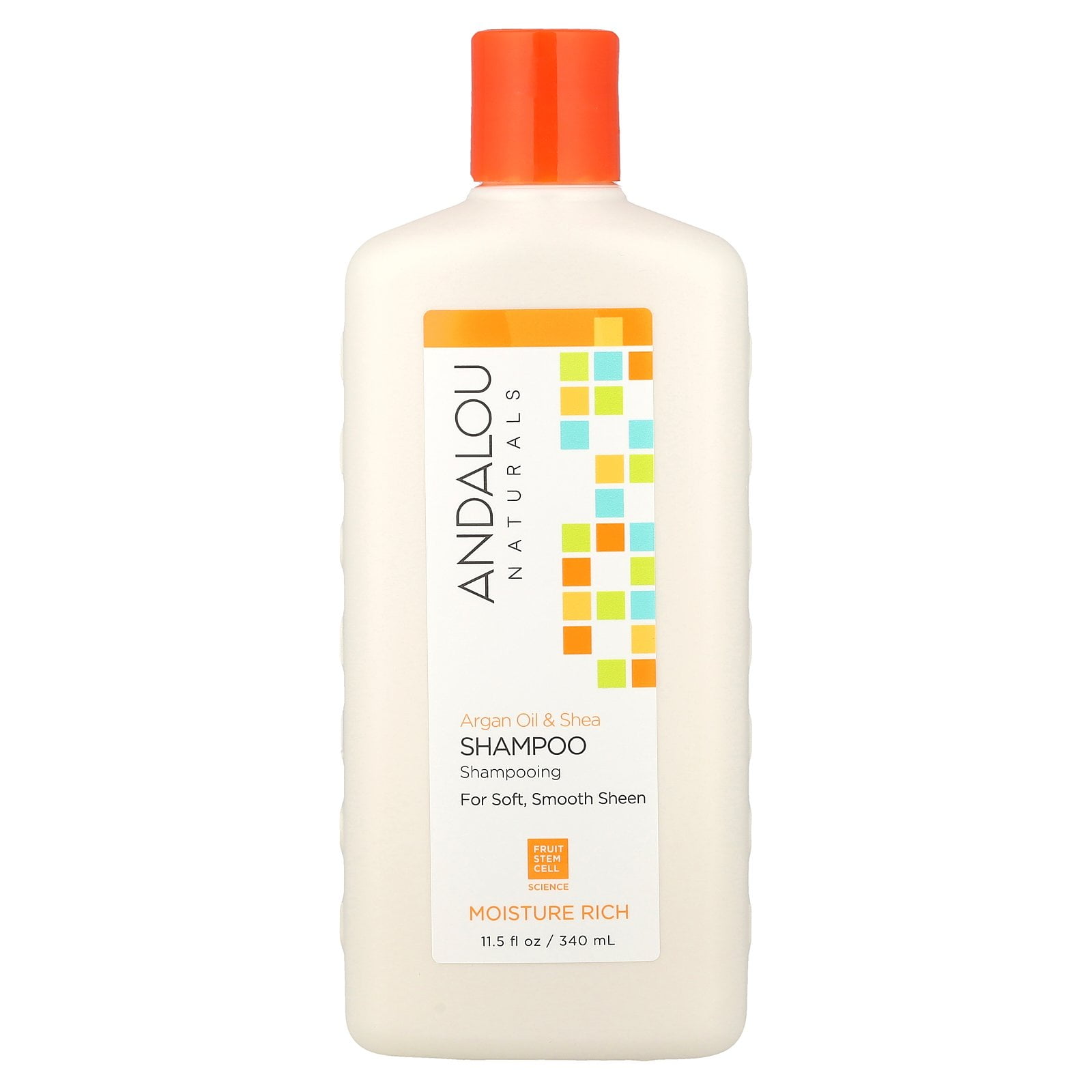 Andalou Naturals Moisture Rich Shampoo - Argan Oil & Shea 11.5 fl oz Liq