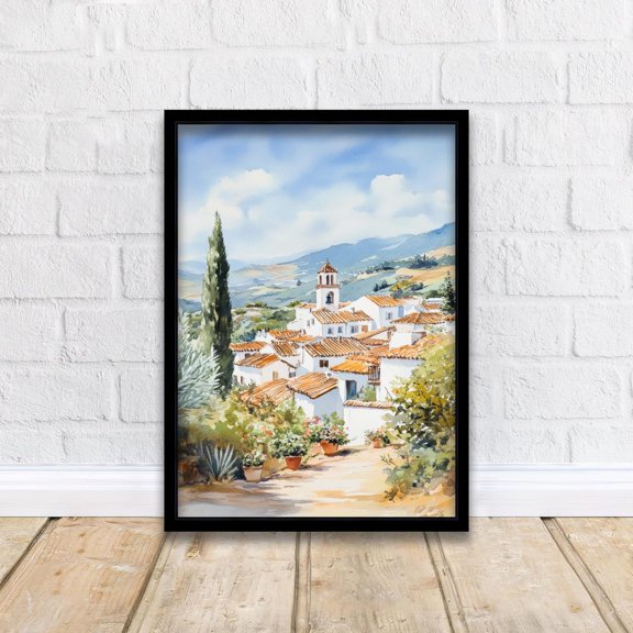 Andalucia Travel Spain Landscape Art Andalucia Print Scenic Spanish Country Decor Iconic Alhambra Art