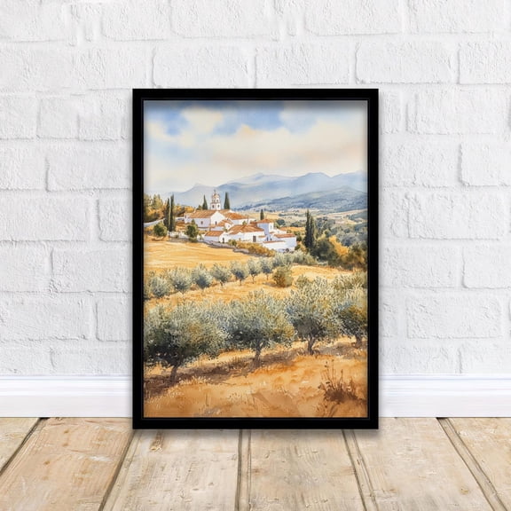 Andalucia Travel Spain Landscape Art Andalucia Print Scenic Spanish Country Decor Iconic Alhambra Art