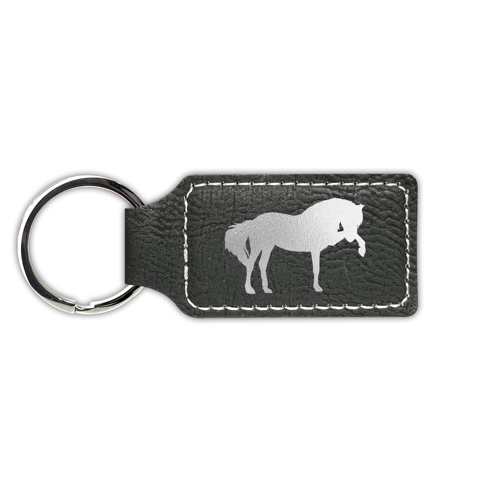 Andalusian Keychain Leatherette Rectangle - Laser Engraved - Many ...