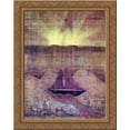 thumbnail image 1 of Andante (Sonata of the Sea) 24x20 Gold Ornate Wood Framed Canvas Art by Mikalojus Ciurlionis, 1 of 2