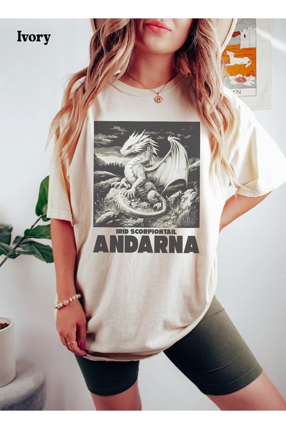 Andarna DragonShirt Fourth Wing Basgiath War College Xaden Riorson Riders Quadrant Rebecca Yarros Comfort Colors Unisex Cotton T-Shirt, Size S-3XL