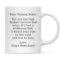 Andaz Press Personalized Funny Dog Dad 11oz. Coffee Mug Gag Gift, Best
