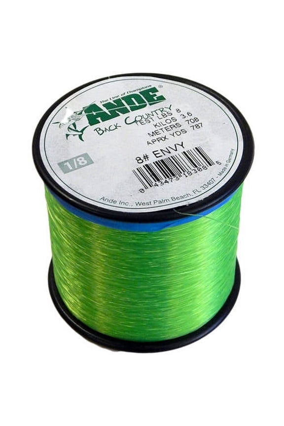 A18-12GE Premium Mono Line 1/8Lb Spool 12 lb 500 Yards Green Hi-Vis