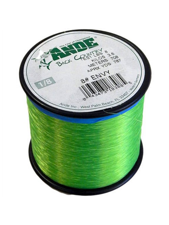 A18-15GE Premium Mono Line 1/8Lb Spool 15 lb 375 Yards Green Hi-Vis