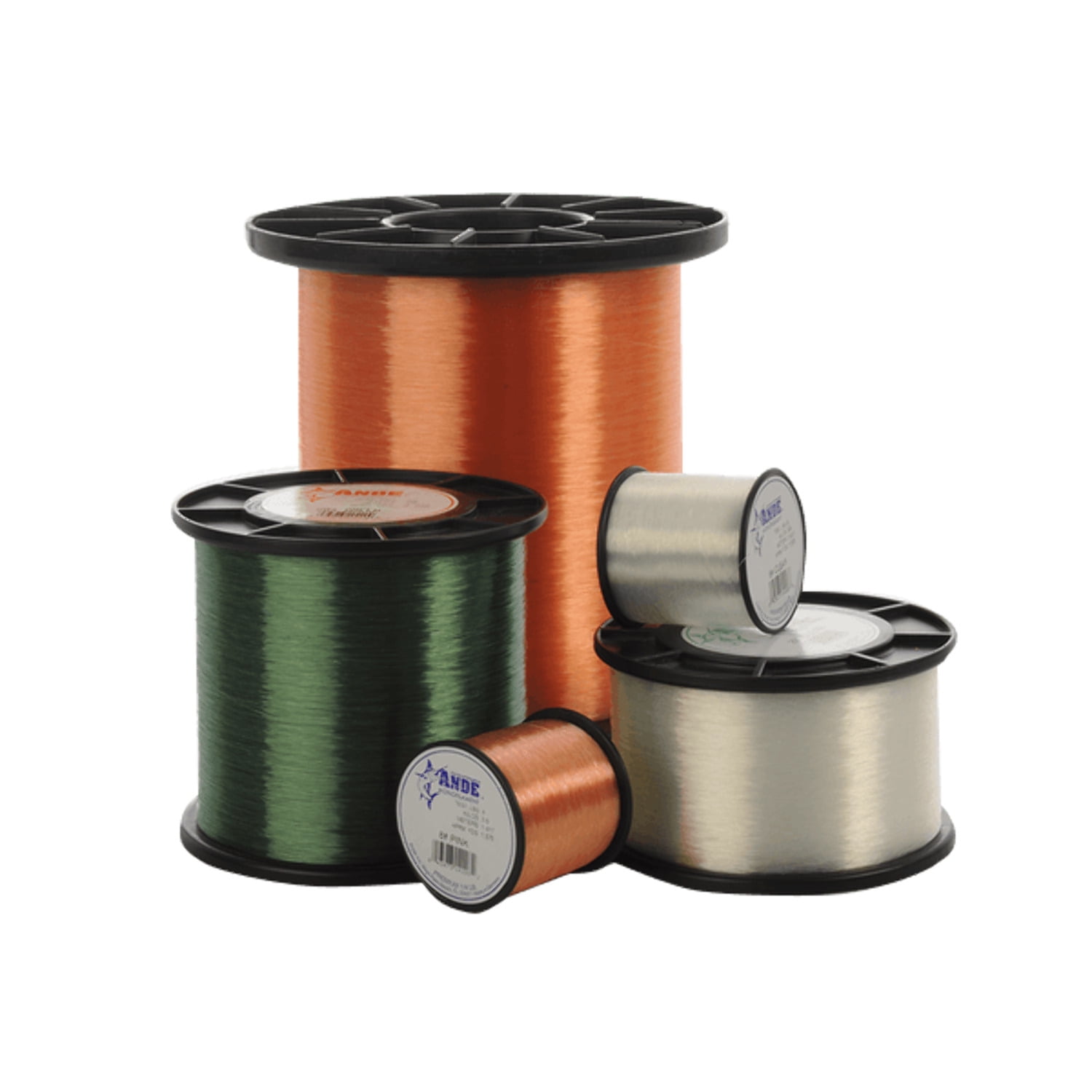 Ande A18-6C Premium Monofilament Fishing Line 1/8Lb Spool 6 lb 925 Yards Clear