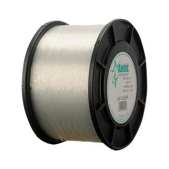 Ande A3-80C Premium Monofilament Fishing Line 3Lb Spool 80 lb 1800 Yards Clear