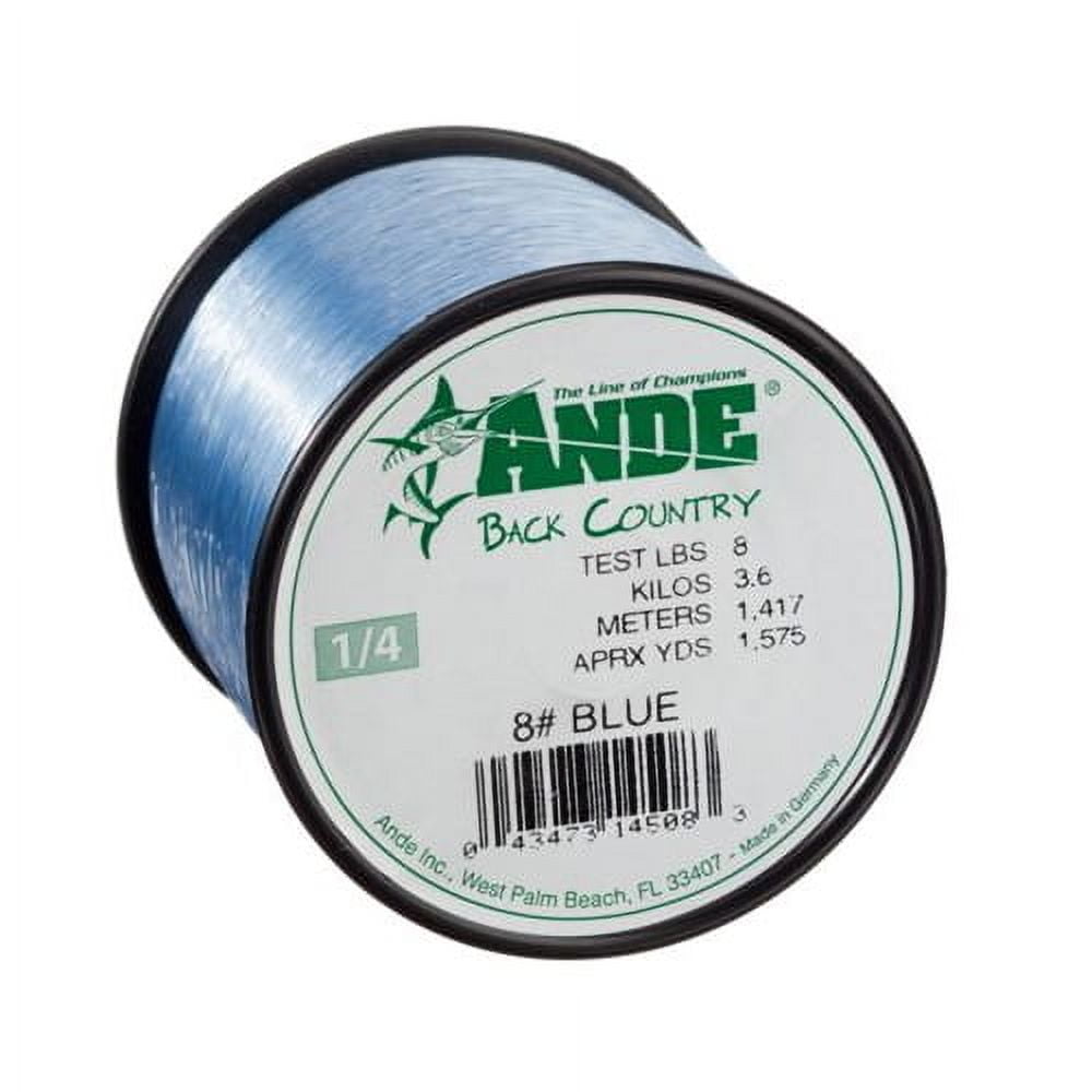 Ande Back Country Mono Line Blue 30# 2Lb Spool BC-2-30 