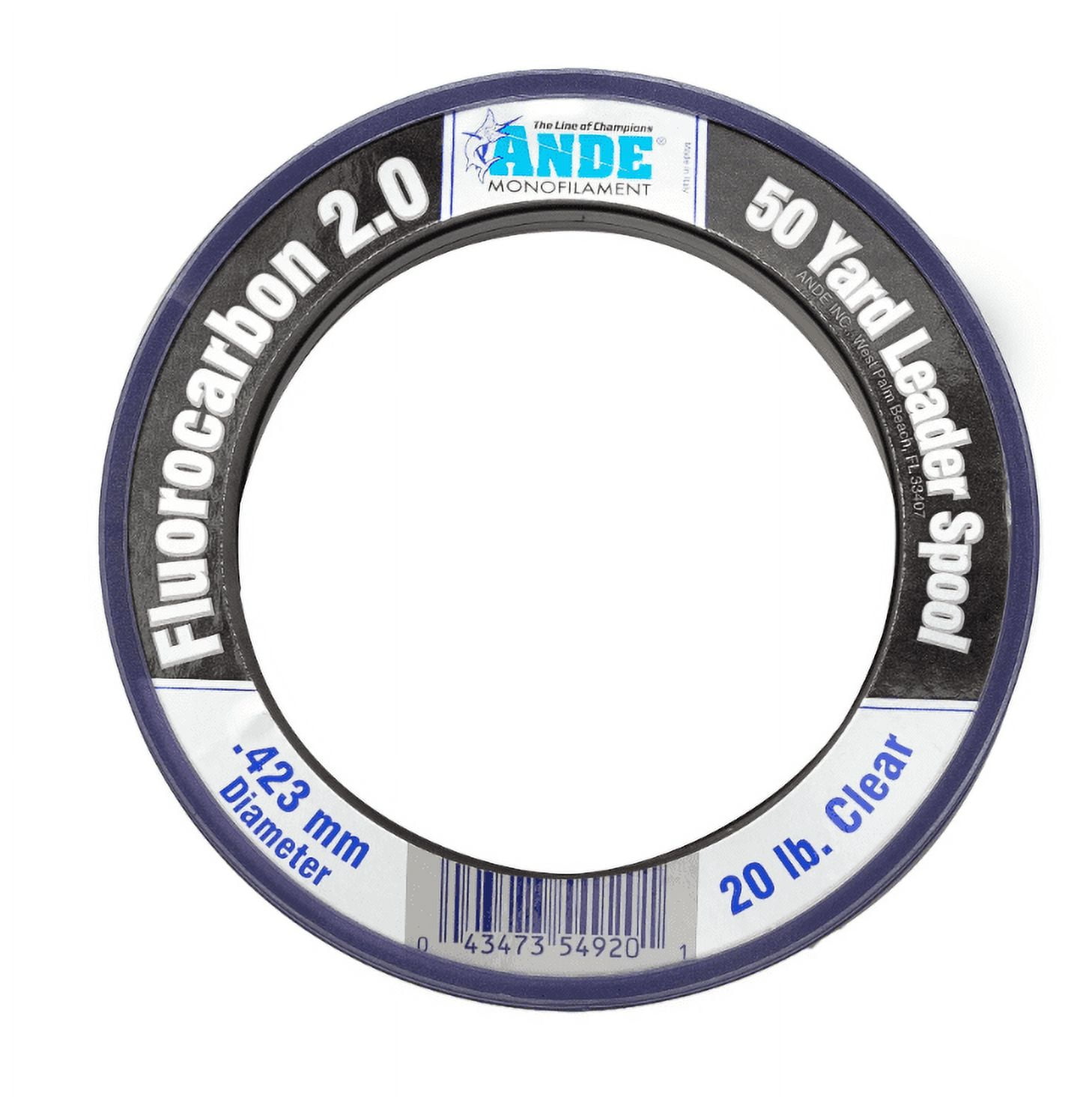 Ande Flourocarbon clear 2.0 50 yard #25