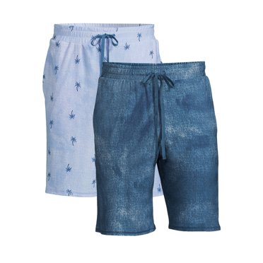 Andrew Scott Men's 3-Pack Cotton Drawstring Lounge Shorts – Soft, Lightweight Yoga & Sleep Shorts With Pockets