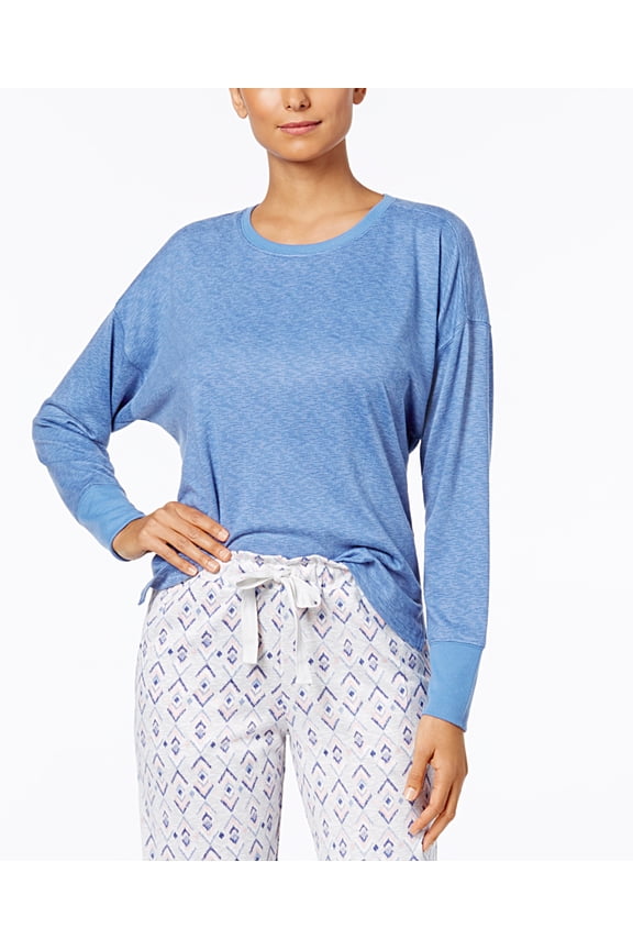 Womens High Low Hem Pajama Top Size S