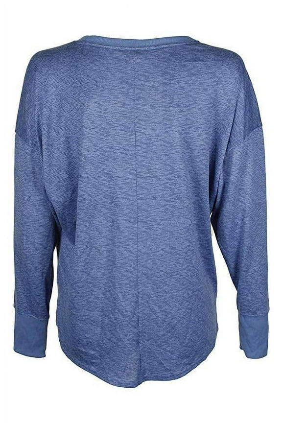 Womens Sleepwear High Low Hem Pajama Top Only,1-Piece, Large, Riverside